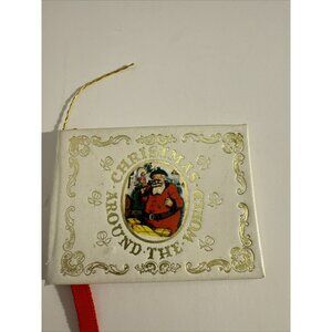 Kurt Adler Book Ornament Christmas Around The World 1979